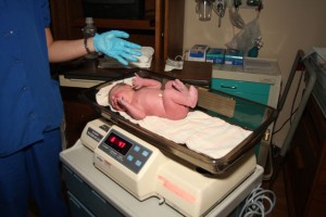 She weighed in at 6lbs, 4 oz and was 18.25 inches long.