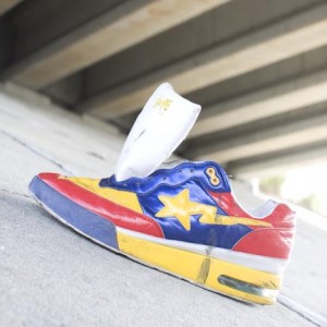 Lost Sole #346 is dedicated to Phil Harris, found in Port Charlotte, FL the day he passed. He had a colorful personality, which makes this shoe somewhat fitting, although he was not flashy, just honest and real.