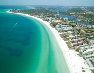 This is an aerial view I grabbed off Google, it gives you a perspective on the beautiful beach and water